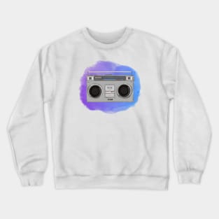 Old School Boombox Crewneck Sweatshirt